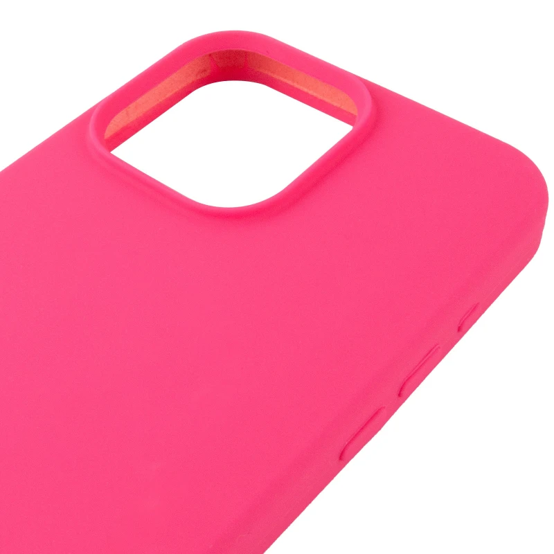 Чохол Silicone Case (AA) Logo with MagSafe для Apple iPhone 15 Pro (6.1") – Рожевий / Barbie pink. Фото 5 з 6