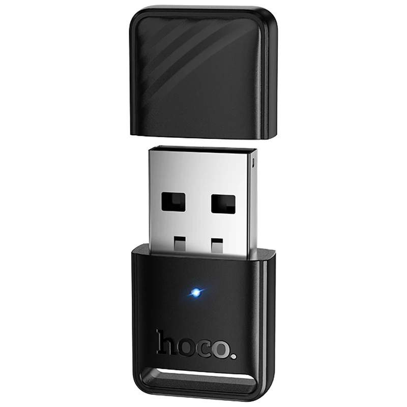 Bluetooth адаптер Hoco UA42 BT5.4 – Black. Фото 1 з 6