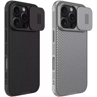 Карбована накладка Nillkin Pro зі шторкою для камери на Apple iPhone 16 Pro