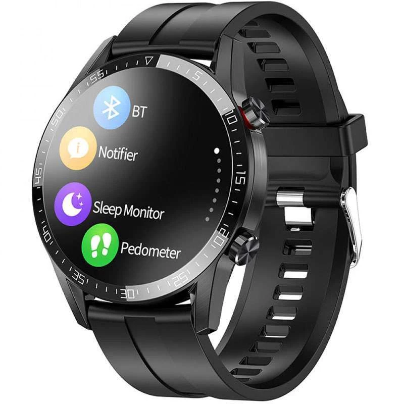 Смарт-годинник Hoco Smart Watch Y2 Pro (call version) – Чорний. Фото 2 з 5
