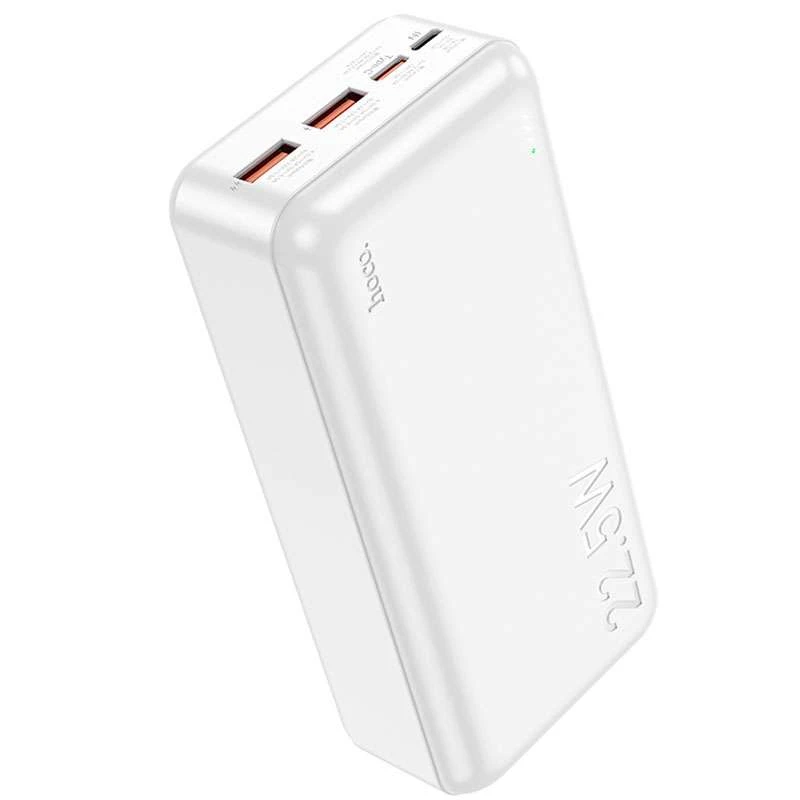 

Портативное зарядное устройство Power Bank Hoco J101B Astute 22.5W 30000 mAh (Белый), Білий