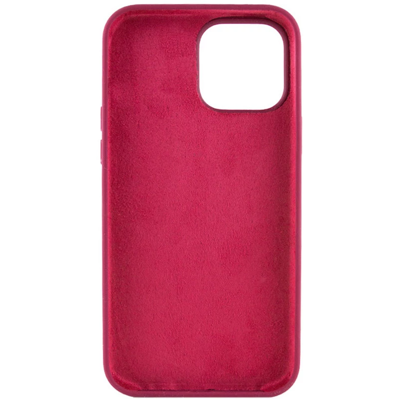 Чехол с закрытым низом Silicone Case для Apple iPhone 11 Pro Max (6.5") – Бордовый / Maroon. Фото 3 из 3