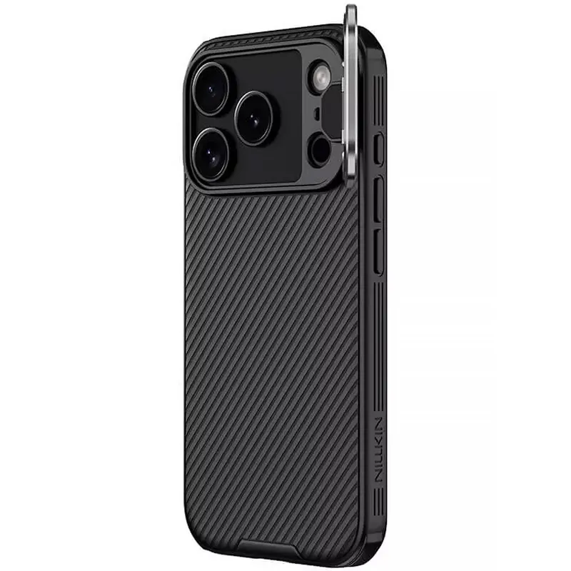 Карбонова накладка Nillkin Camshield Prop для Apple iPhone 17 Pro (6.3") – Black. Фото 2 з 8