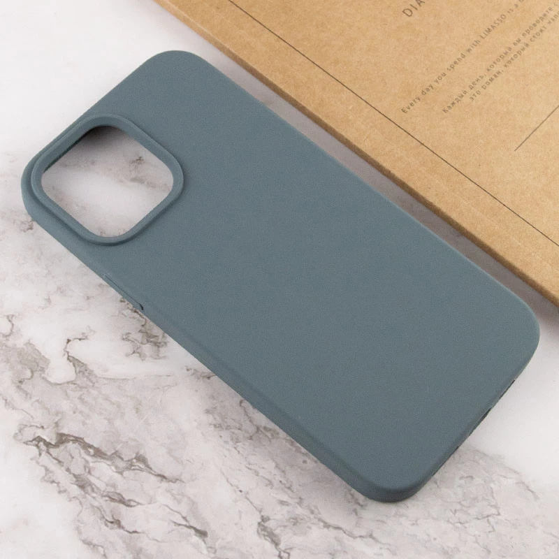 Чехол с закрытым низом Silicone Case для Apple iPhone 16 Plus – Зеленый / Cactus. Фото 4 из 5