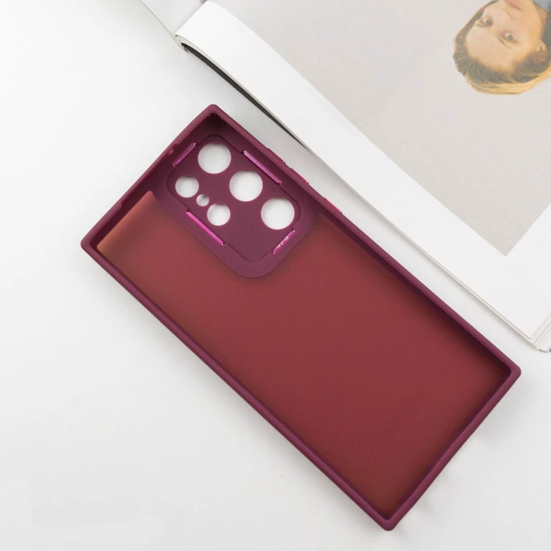 TPU+PC чохол Accent на Samsung Galaxy S23 Ultra – Magenta. Фото 5 з 8