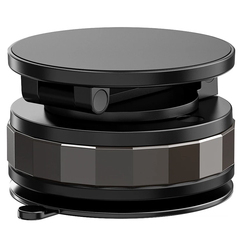 Автотримач WIWU Wi-CH057 Holdex Magnetic Car Holder with Vacuum Mount – Black. Фото 4 з 4