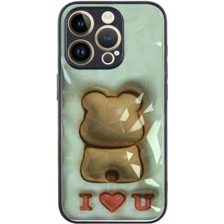 Чехол Prisma Plush для Apple iPhone 16 Pro — Bear
