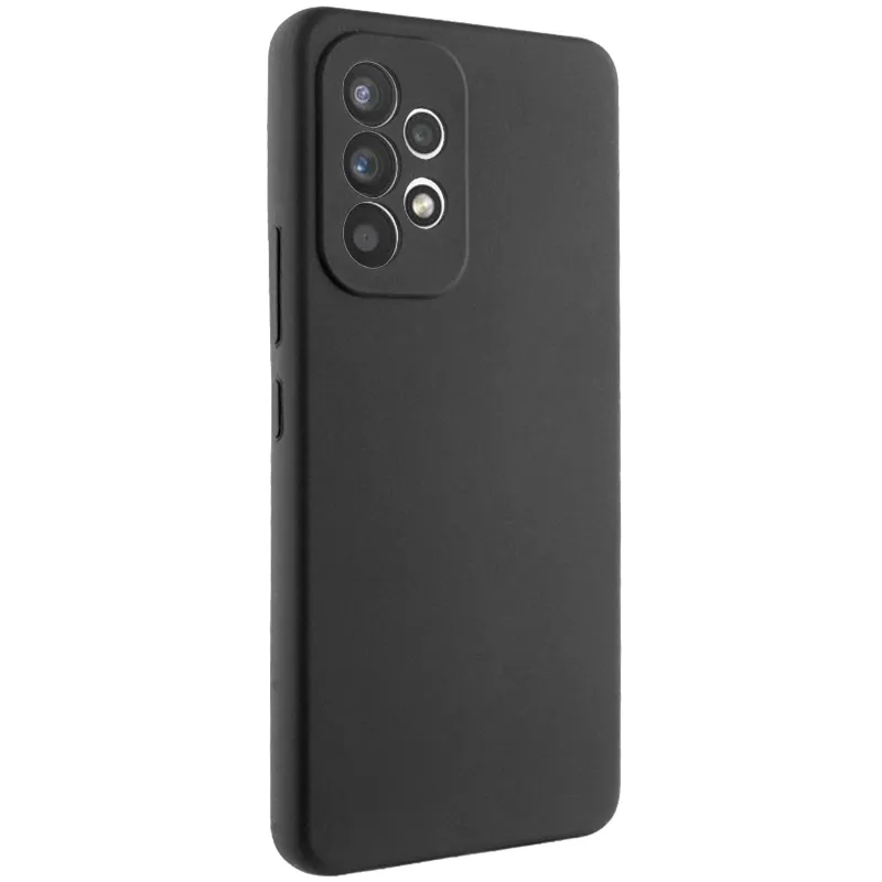 Чохол Silicone Case Lakshmi Premium із закритою камерою для Samsung Galaxy A32 (A326B) 5G – Чорний / Black. Фото 1 з 6