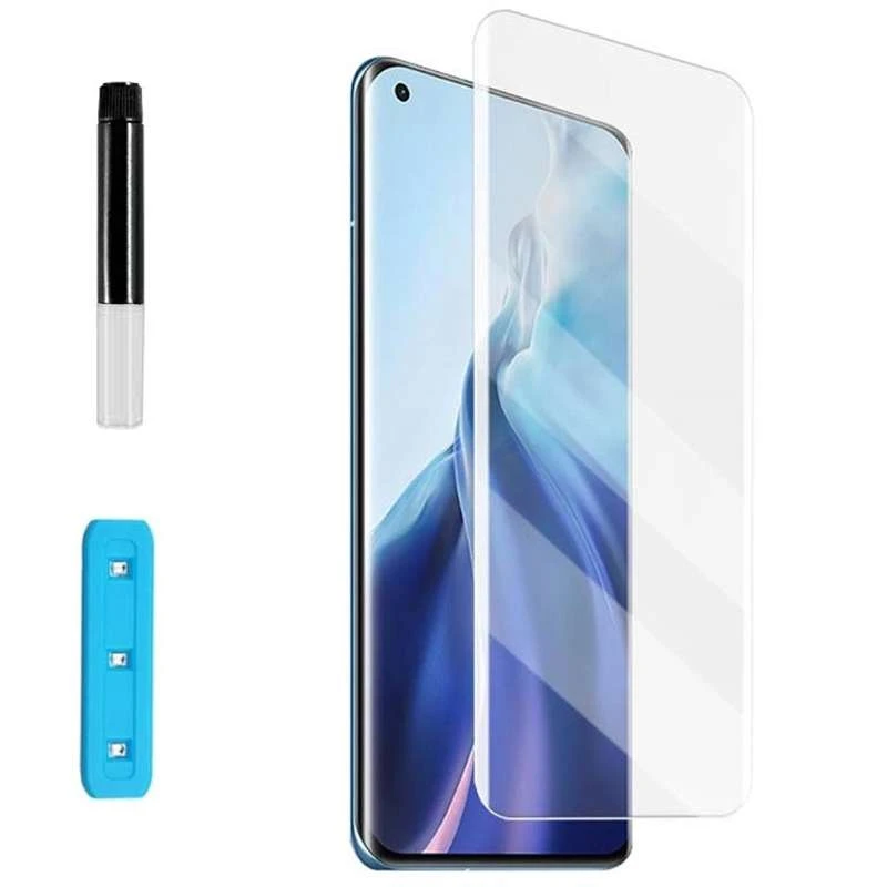 

3D захисне скло Nano Optics з УФ лампою на Xiaomi Mi 11