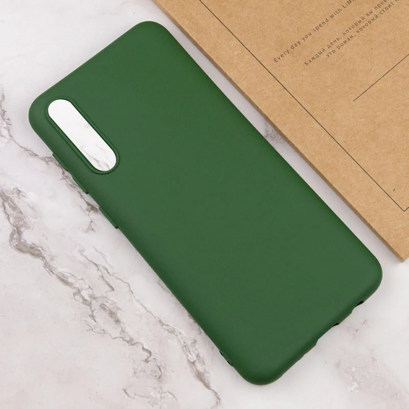 Чехол Silicone Case Lakshmi Elit для Samsung Galaxy A50 (A505F) / A50s / A30s – Зеленый / Dark green. Фото 4 из 4