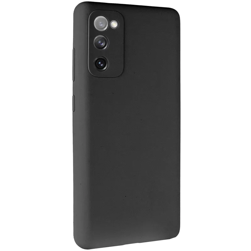 Чохол Silicone Case Lakshmi Premium із закритою камерою для Samsung Galaxy S20 FE – Чорний / Black. Фото 3 з 13