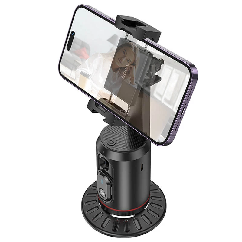Подставка с трекером движения Hoco K23 Lotus smart PTZ – Black. Фото 3 из 7