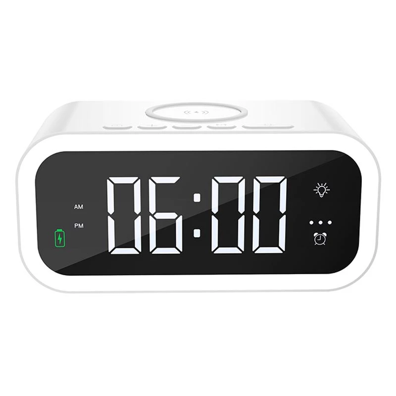 БЗП WIWU Wi-W015 2 in 1 Time Wireless Charger – White. Фото 3 з 8