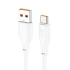 Дата кабель Hoco X93 Force USB to Type-C 27W (1m) – White. Фото 1 з 8