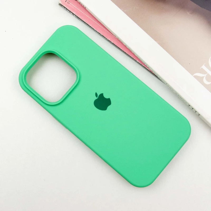 Чохол Silicone Case з закритим низом на Apple iPhone 14 Pro (6.1") – Зелений / Spearmint. Фото 4 з 9