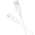 Дата кабель Borofone BX113 Lenny USB to MicroUSB 2.4A (1m) – White. Фото 2 з 4