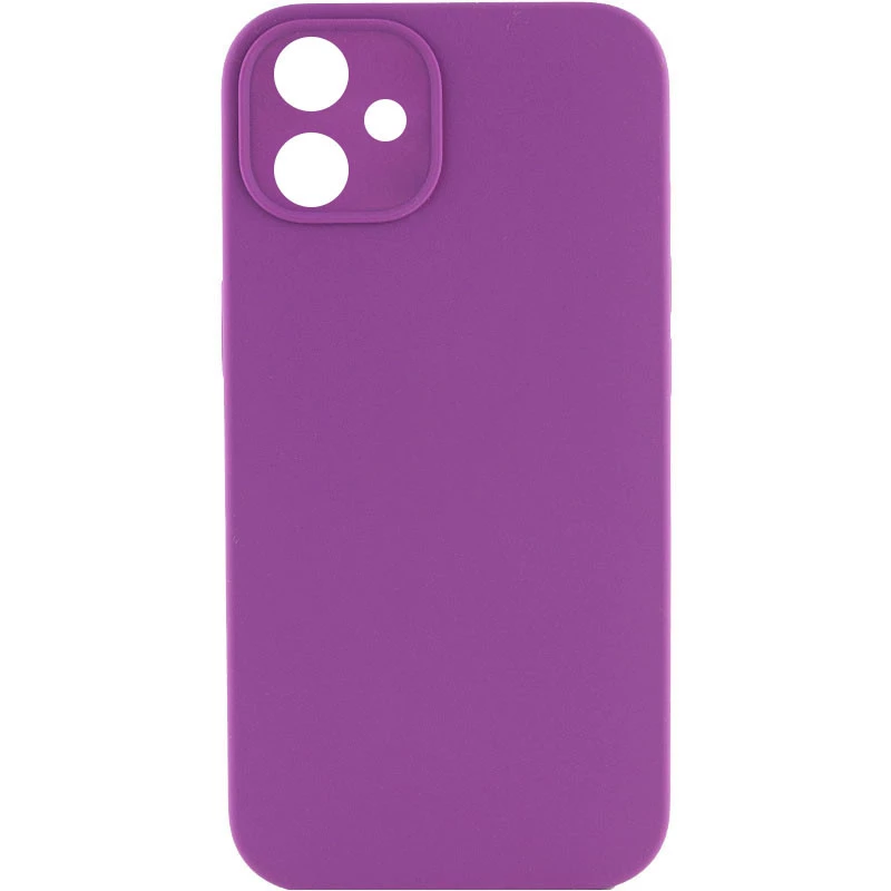 Чехол Silicone Case Square L с защитой камеры для Apple iPhone 11 (6.1") – Фиолетовый / Grape. Фото 2 из 2