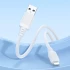 Дата кабель Borofone BX115 Lotto USB to Lightning 2.4A (1m) – White. Фото 4 з 5