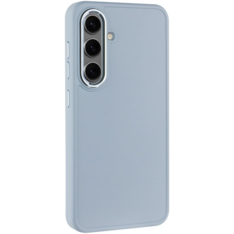 TPU чохол Bonbon з металевими кнопками на Samsung Galaxy S23+ – Блакитний / Mist blue. Фото 2 з 11