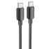 Дата кабель Hoco X96 Hyper Type-C to Type-C 60W (1m) – Black. Фото 1 з 6