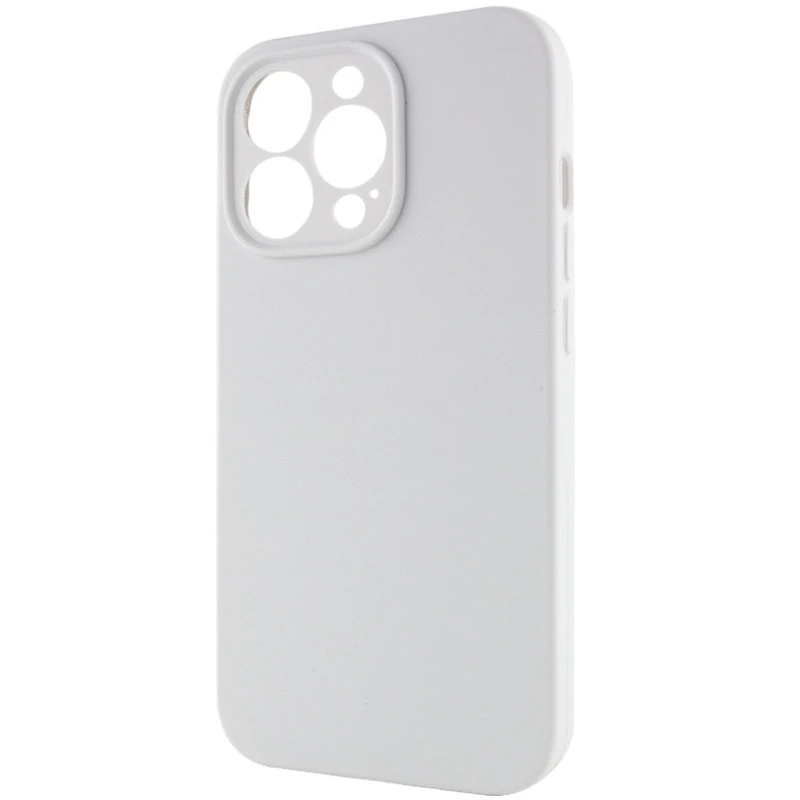 Чохол з захистом камери Silicone Case для Apple iPhone 14 Pro (6.1") – Білий / White. Фото 3 з 6