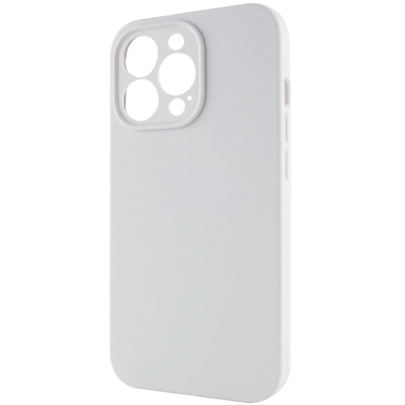 Чехол с закрытым низом Silicone Case для Apple iPhone 16 Pro Max – Белый / White. Фото 7 из 13