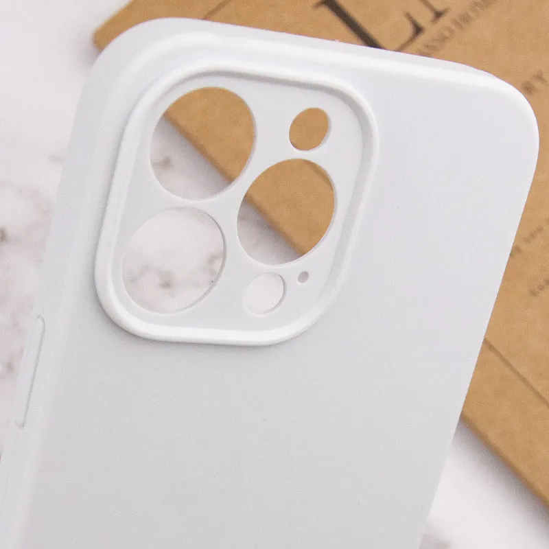 Чехол Silk Full Protective (AA) NO LOGO для Apple iPhone 16 Pro Max – Белый / White. Фото 18 из 18