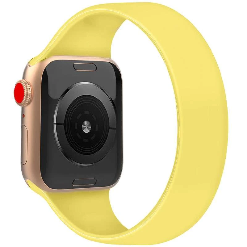 

Ремінець Solo Loop для Apple watch 38mm/40mm 150mm (Жовтий / Ginger)