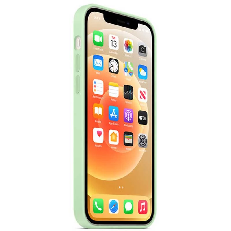 Чохол Silicone Case з закритим низом на Apple iPhone 15 (6.1") – Зелений / Pistachio. Фото 3 з 3