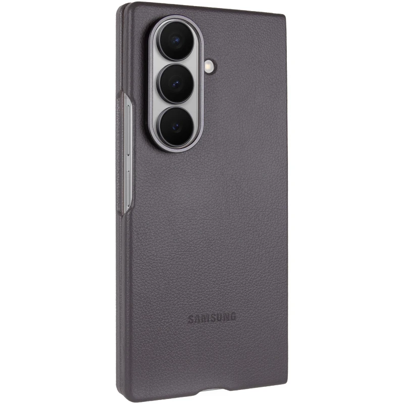 Шкіряний чохол Leather Case Premium на Samsung Galaxy Z Fold7 – Gray. Фото 2 з 10