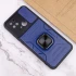Протиударний чохол Flash зі шторкою для камери та кільцем на Xiaomi Redmi 10C – Синій. Фото 6 з 7