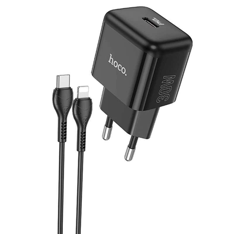 

МЗП Hoco N32 Glory PD30W Type-C to Lightning (Black)