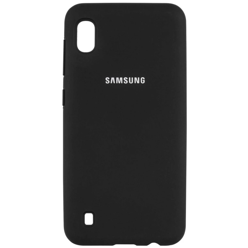 

Чохол Silicone Case з закритим низом на Samsung Galaxy A10 (A105F) (Чорний / Black)