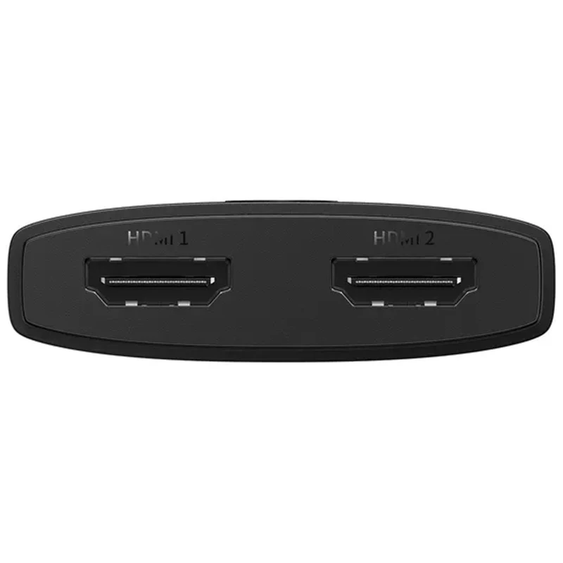 Перехідник HUB Baseus AirJoy Series 2in1 HDMI to HDMI/HDMI (B01331105) – Cluster Black. Фото 4 з 6