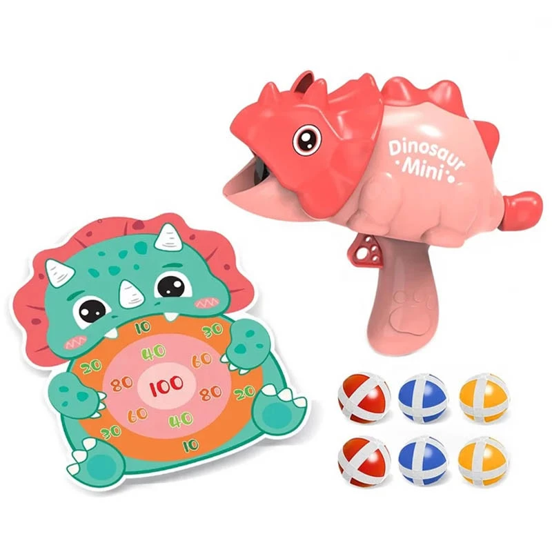 Інтерактивна гра Dinosaur Athletics Gun на липучках + мішень – Red. Фото 1 з 6