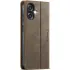 Шкіряний чохол-книжка CaseMe Velvet Matte для Samsung Galaxy A07 – Coffee. Фото 2 з 4
