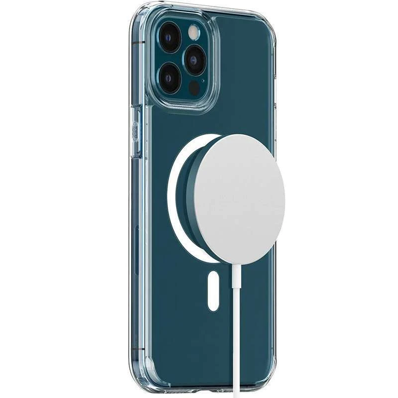 Чохол SGP Ultra Hybrid (MagFit) на Apple iPhone 13 Pro (6.1") – Прозорий. Фото 5 з 11