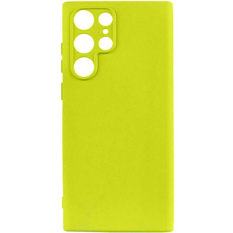Чохол Silicone Case Lakshmi з закритою камерою на Samsung Galaxy S24 Ultra – Жовтий / Flash. Фото 5 з 12