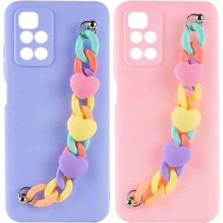 Чохол Heart з ланцюгом на Xiaomi Redmi 10 фото 1 Чохол Heart з ланцюгом на Xiaomi Redmi 10 фото 1 з 1