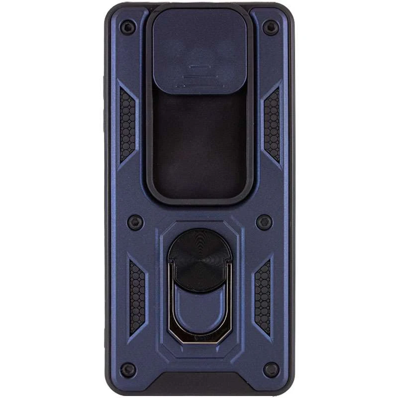 Ударопрочный чехол Serge Ring с защитой камеры для Xiaomi Poco X3 NFC / Poco X3 Pro – Синий. Фото 3 из 5