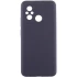 Чохол Silicone Case Lakshmi Premium з закритою камерою на Xiaomi Redmi 12C / Poco C55 – Сірий / Dark Gray. Фото 1 з 8
