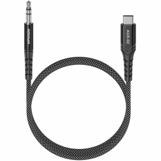 Аудио кабель Aux Amaya AUX-02 (Type-C to AUX 3.5mm) (1m) фото 1 из 2