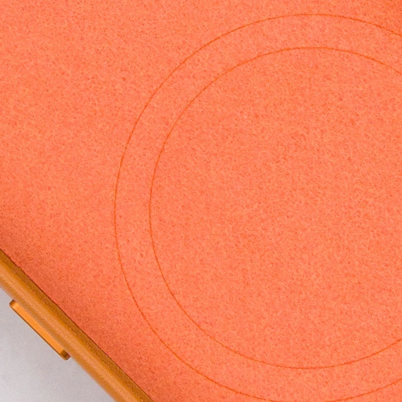 Кожаный чехол Silicone Case Premium с MagSafe and Animation для Apple iPhone 13 (6.1") – Golden Brown. Фото 6 из 9