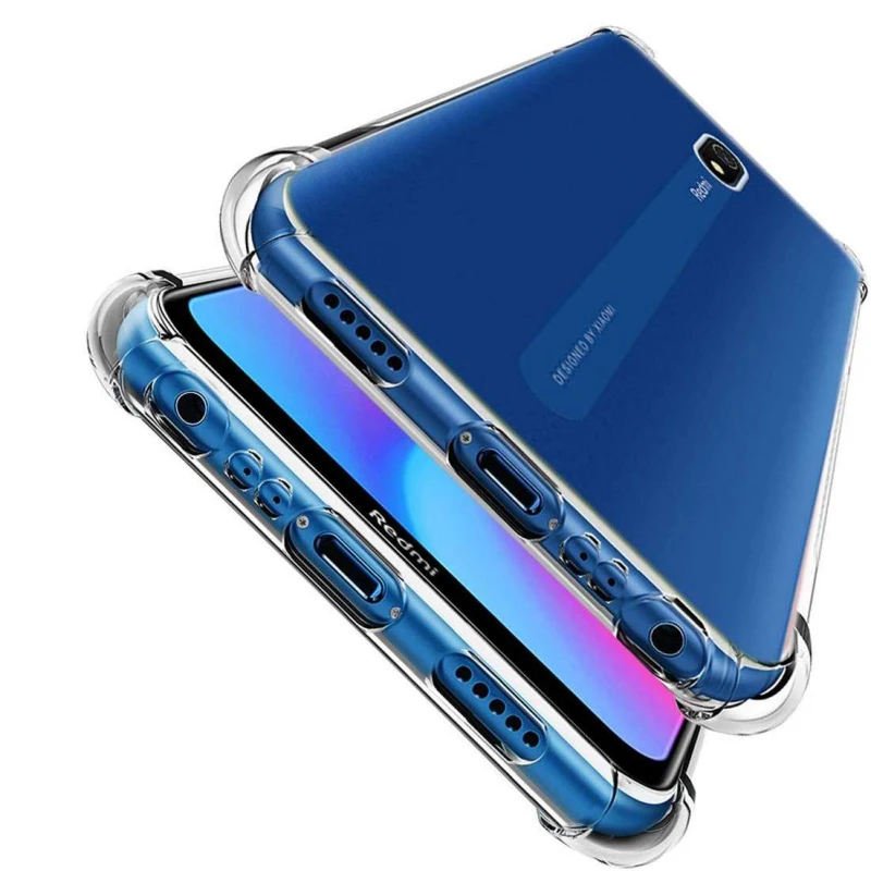 Силіконовий чохол з критими бортами на Xiaomi Redmi 8a – Безбарвний (прозорий). Фото 5 з 6