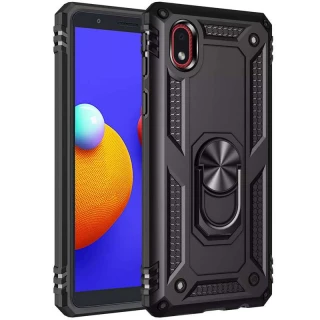 Противоударный чехол Serge Ring с кольцом для Samsung Galaxy M01 Core / A01 Core фото 1 из 1
