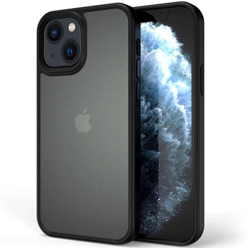 

TPU+PC з металевими кнопками на Apple iPhone 13 (6.1") (Чорний)
