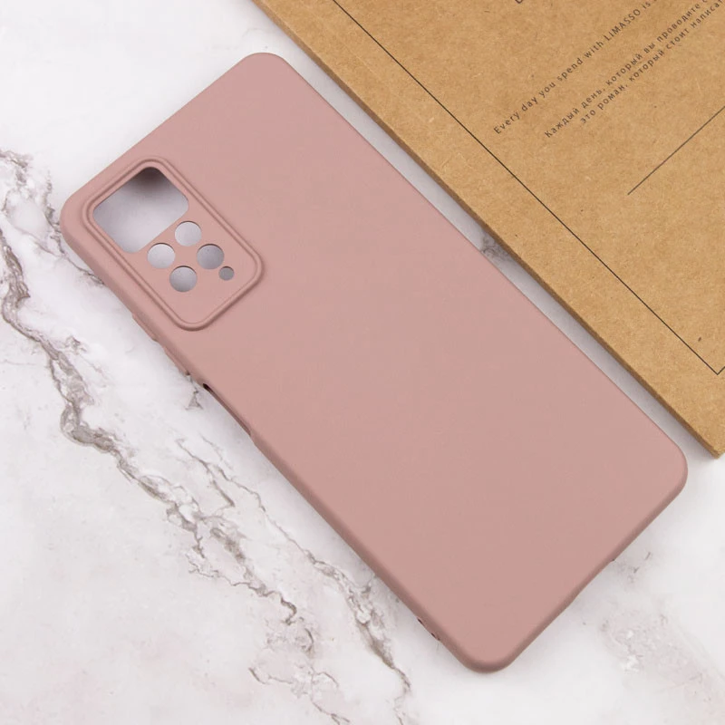 Чохол Silicone Case Lakshmi Premium із закритою камерою для Xiaomi Redmi Note 11 Pro 4G/5G – Рожевий / Pink Sand. Фото 4 з 4