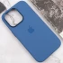 Чохол Silicone Case з металевими кнопками на Apple iPhone 13 Pro (6.1") – Синій / Blue Jay. Фото 8 з 9