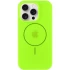 Чохол Silicone Armor Max with MagSafe для Apple iPhone 15 Plus (6.7") – Салатовий / Neon green. Фото 1 з 6