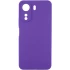 Цветной силиконовый чехол GETMAN для Xiaomi Poco C65 – Фиолетовый / Ultra Violet. Фото 2 из 3